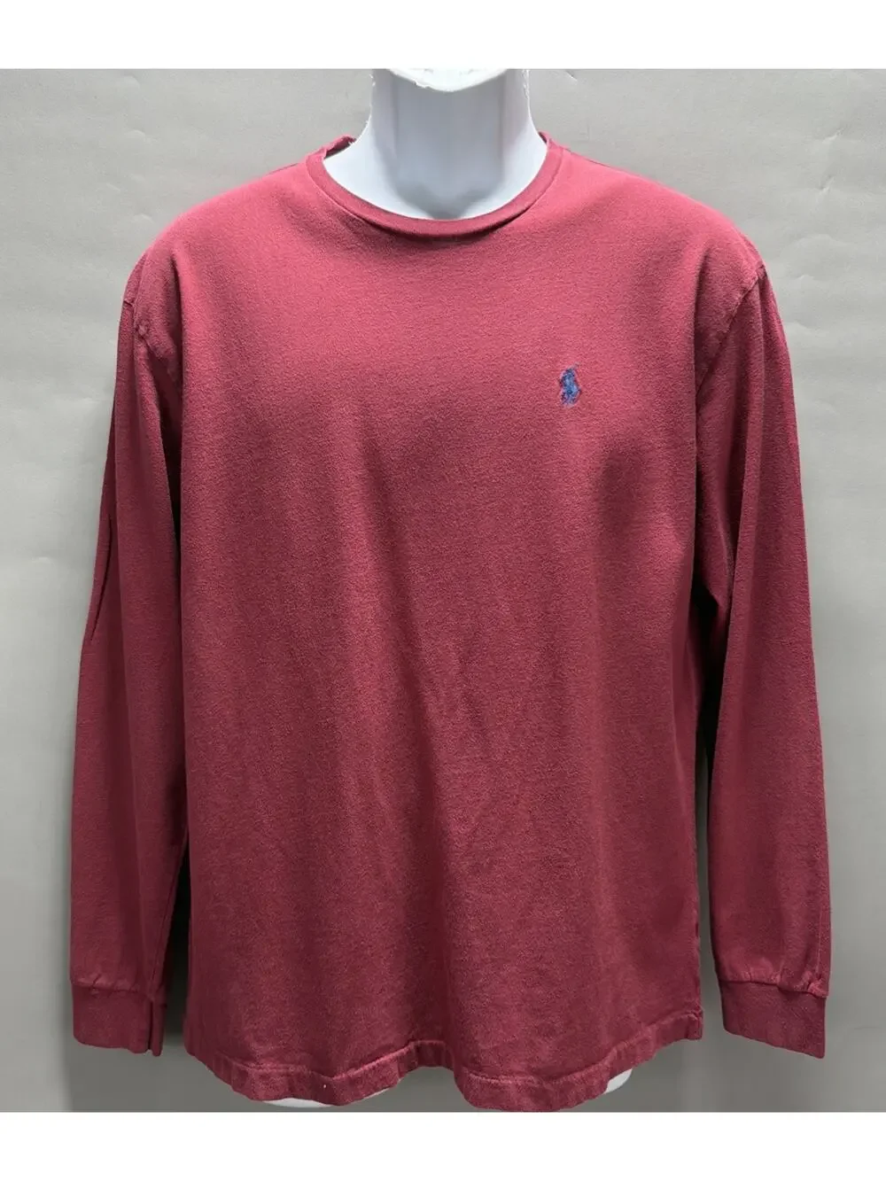Polo Ralph Lauren Men’s Red Blue Pony T-Shirt Size Small Pullover Tee